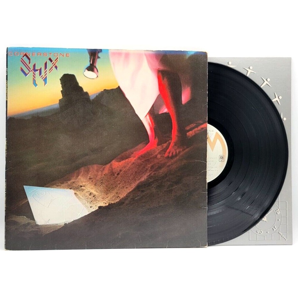 STYX - CORNERSTONE - ROCK LP 1979 A&M